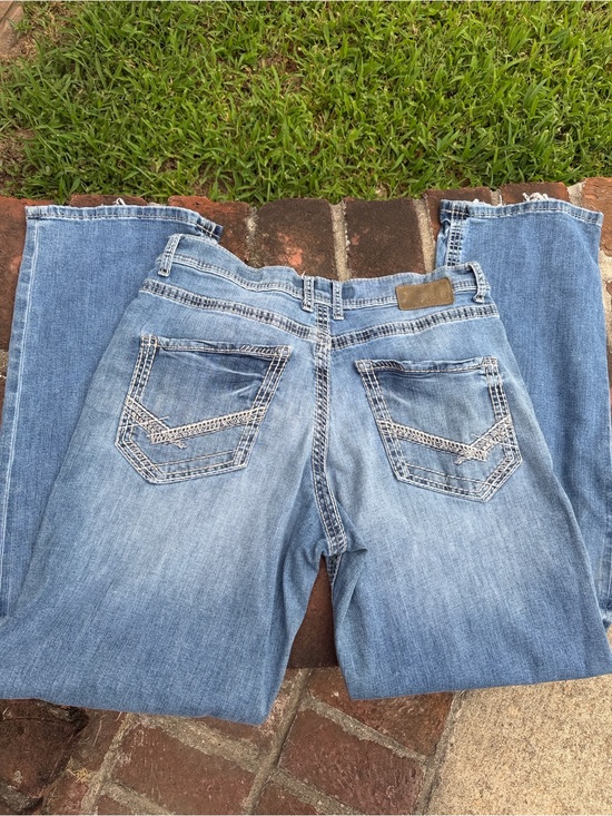 BKE Jeans Other - BKE "SETH" straight leg blue jeans Size 33L